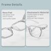 TigerKui blue light blocking glasses (Gray) view 4