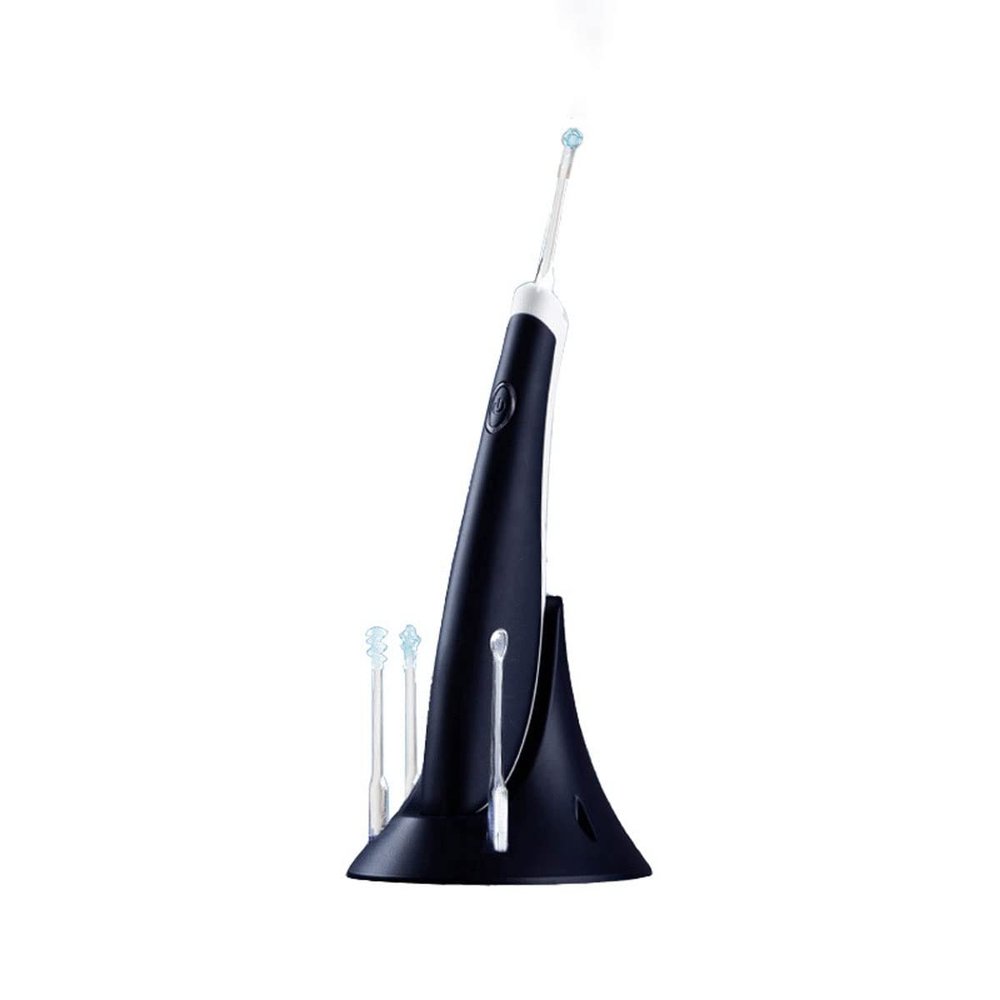 KANDUO Ear Curette Earwax Remover Tool, Ear Acupuncture Flashlight Ear Acupuncture Vibration LED Light Ear Cleaner Ear Wax Removal Tool Ear Scraper Ear Spoon Ear Cleaning Tool(B)