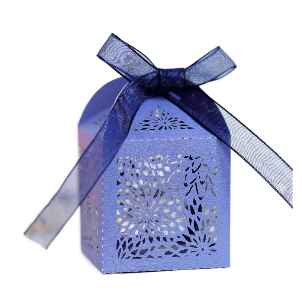Small Boxes For Gifts,Candy Boxes, 10Pcs Candy Box Love With Ribbon Decoration Boxes(Style3)