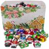 Festive Foil-Wrapped Milk Chocolates in a Box (2 lbs, Christmas - Gingerbread Spice) view 1
