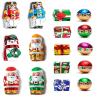 Festive Foil-Wrapped Milk Chocolates in a Box (2 lbs, Christmas - Gingerbread Spice) view 3