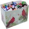 Festive Foil-Wrapped Milk Chocolates in a Box (2 lbs, Christmas - Majestic Cardinal) view 2