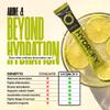 Hydrofy Hydrogen Water + Electrolytes Drink Mix | H2 Hydration Packets with Molecular Hydrogen, Sodium, Potassium, Magnesium, Calcium, and Minerals | No Sugar | Raspberry 25 Ct view 3