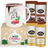"15 Oz Christmas Gifts Coffee Mug '' Jolly Christmas'' Funny Coffee Mug with 4 Cocoa Classics Hot Chocolate (2 Chocolate Supreme & 2 Cocoa Classics Arctic White Cocoa Mix) Gluten Free & Kosher Dairy Friendly " view 1
