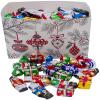 Festive Foil-Wrapped Milk Chocolates in a Box (2 lbs, Christmas - Heirloom Ornaments) view 1