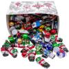 Festive Foil-Wrapped Milk Chocolates in a Box (2 lbs, Christmas - Heirloom Ornaments) view 4