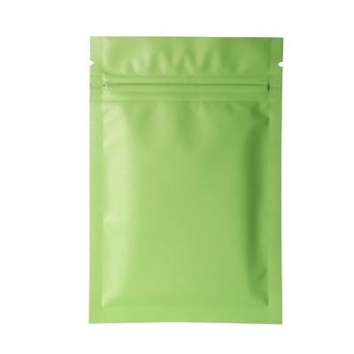 Double-Sided Matte Green Reclosable Zipper Flat Bags Heat Sealing Pouch for Small Business, Home Use, Freeze Dried Candy, Food Storage, Snack Organizers (1000, 4.72 inch x 7.09 inch)