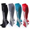 4/6 Pairs Compression Socks for Women Men Circulation-Best Support for Nurses,Running,Athletic,Travel (BK+LG+DG+RE,XXL) view 1