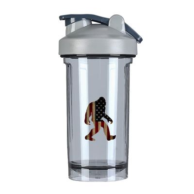 Sasquatch Bigfoot America 18 Ounce Shaker Cup,Fashion Theme Pattern Shaker Bottle Leak-proof Workout Shake Bottles 500ML/18 oz Perfect for Pre Workout