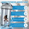 Sasquatch Bigfoot America 18 Ounce Shaker Cup,Fashion Theme Pattern Shaker Bottle Leak-proof Workout Shake Bottles 500ML/18 oz Perfect for Pre Workout view 2