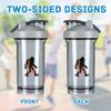 Sasquatch Bigfoot America 18 Ounce Shaker Cup,Fashion Theme Pattern Shaker Bottle Leak-proof Workout Shake Bottles 500ML/18 oz Perfect for Pre Workout view 3