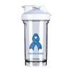Colon Cancer Awareness 1 18 Ounce Shaker Cup,Fashion Theme Pattern Shaker Bottle Leak-proof Workout Shake Bottles 500ML/18 oz Perfect for Pre Workout view 1