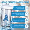 Colon Cancer Awareness 1 18 Ounce Shaker Cup,Fashion Theme Pattern Shaker Bottle Leak-proof Workout Shake Bottles 500ML/18 oz Perfect for Pre Workout view 2