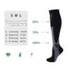 4/6 Pairs Compression Socks for Women Men Circulation-Best Support for Nurses,Running,Athletic,Travel (2BK+2WH+2BU,XXL) view 2