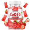 softbear CoQ10 Gummies 400mg Coenzyme Q10 Supplement for Adults, High Absorption coq10 Plus Omega-3, Magnesium, Vitamin B3 & Zinc for Cellular Energy & Antioxidant, Strawberry Flavor 60 Count view 1