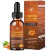(2 Pack) Organic Turmeric Curcumin Supplement with Black Pepper and Ginger - Liquid Turmeric Extract Drops (with Cinnamon, Rosemary) - Mobility and Flexibility Support and Digestive Health - 1 Fl Oz view 1