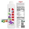 Zerup Zero Sugar Grape Syrup, Sugar-Free Water Enhancer, Zero Calories and Sugar, Keto Friendly, Fleshy, Fruity, Ripe, Purple Grape, Ideal for Sparkling Water, Tea, Coffee, Shakes, Smoothies, Desserts, Yoghurt, Indulgent Taste 33.8 Oz (1L), Pack of 4 view 3