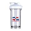 Dominican Republic Flag 18 Ounce Shaker Cup,Fashion Theme Pattern Shaker Bottle Leak-proof Workout Shake Bottles 500ML/18 oz Perfect for Pre Workout view 1