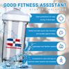 Dominican Republic Flag 18 Ounce Shaker Cup,Fashion Theme Pattern Shaker Bottle Leak-proof Workout Shake Bottles 500ML/18 oz Perfect for Pre Workout view 2