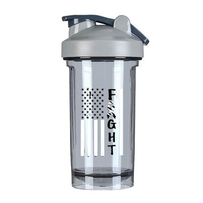 Breast Cancer Warrior Support Squad Carcinoid Cancer Awareness 18 Ounce Shaker Cup,Fashion Theme Pattern Shaker Bottle Leak-proof Workout Shake Bottles 500ML/18 oz Perfect for Pre Workout