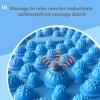 Foot Massage Mat, Acupressure Foot Reflexology Pad, Pressure Point Pad for Foot Pain Relief,Particle Portable Massage Tool qszutpel (Blue) view 3
