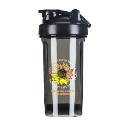 Listen Your Life Matters Childhood Awareness (2) 18 Ounce Shaker Cup,Fashion Theme Pattern Shaker Bottle Leak-proof Workout Shake Bottles 500ML/18 oz Perfect for Pre Workout-3-1