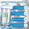 Breast Cancer Warrior Support Squad Liver Cancer Awareness 18 Ounce Shaker Cup,Fashion Theme Pattern Shaker Bottle Leak-proof Workout Shake Bottles 500ML/18 oz Perfect for Pre Workout view 2