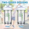 Breast Cancer Warrior Support Squad Liver Cancer Awareness 18 Ounce Shaker Cup,Fashion Theme Pattern Shaker Bottle Leak-proof Workout Shake Bottles 500ML/18 oz Perfect for Pre Workout view 3
