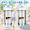 Barbadians America Flag 18 Ounce Shaker Cup,Fashion Theme Pattern Shaker Bottle Leak-proof Workout Shake Bottles 500ML/18 oz Perfect for Pre Workout-3-1 view 3