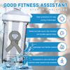 Brain Cancer Awareness 18 Ounce Shaker Cup,Fashion Theme Pattern Shaker Bottle Leak-proof Workout Shake Bottles 500ML/18 oz Perfect for Pre Workout view 2