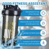 Breast Cancer Warrior Support Squad Appendix Cancer Awareness 18 Ounce Shaker Cup,Fashion Theme Pattern Shaker Bottle Leak-proof Workout Shake Bottles 500ML/18 oz Perfect for Pre Workout-3-1 view 2