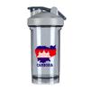 Cambodian Map Flag 18 Ounce Shaker Cup,Fashion Theme Pattern Shaker Bottle Leak-proof Workout Shake Bottles 500ML/18 oz Perfect for Pre Workout view 1
