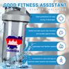 Cambodian Map Flag 18 Ounce Shaker Cup,Fashion Theme Pattern Shaker Bottle Leak-proof Workout Shake Bottles 500ML/18 oz Perfect for Pre Workout view 2