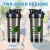Butterfly Liver Cancer Awareness 18 Ounce Shaker Cup,Fashion Theme Pattern Shaker Bottle Leak-proof Workout Shake Bottles 500ML/18 oz Perfect for Pre Workout-3-1 view 3