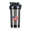 America Flag 18 Ounce Shaker Cup,Fashion Theme Pattern Shaker Bottle Leak-proof Workout Shake Bottles 500ML/18 oz Perfect for Pre Workout view 1