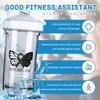 Butterfly Melanoma & skin Cancer Awareness 18 Ounce Shaker Cup,Fashion Theme Pattern Shaker Bottle Leak-proof Workout Shake Bottles 500ML/18 oz Perfect for Pre Workout view 2