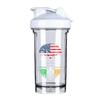 America Crown With Irish Roots 18 Ounce Shaker Cup,Fashion Theme Pattern Shaker Bottle Leak-proof Workout Shake Bottles 500ML/18 oz Perfect for Pre Workout