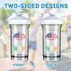 America Crown With Irish Roots 18 Ounce Shaker Cup,Fashion Theme Pattern Shaker Bottle Leak-proof Workout Shake Bottles 500ML/18 oz Perfect for Pre Workout view 3