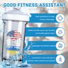 America Crown With Ukrainians Roots 18 Ounce Shaker Cup,Fashion Theme Pattern Shaker Bottle Leak-proof Workout Shake Bottles 500ML/18 oz Perfect for Pre Workout view 2