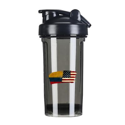 Colombians America Flag 18 Ounce Shaker Cup,Fashion Theme Pattern Shaker Bottle Leak-proof Workout Shake Bottles 500ML/18 oz Perfect for Pre Workout