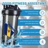 Barbados Map Flag 18 Ounce Shaker Cup,Fashion Theme Pattern Shaker Bottle Leak-proof Workout Shake Bottles 500ML/18 oz Perfect for Pre Workout view 2