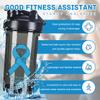 Colon Cancer Awareness 18 Ounce Shaker Cup,Fashion Theme Pattern Shaker Bottle Leak-proof Workout Shake Bottles 500ML/18 oz Perfect for Pre Workout-3 view 2