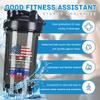 America Crown With Haitian Roots 18 Ounce Shaker Cup,Fashion Theme Pattern Shaker Bottle Leak-proof Workout Shake Bottles 500ML/18 oz Perfect for Pre Workout view 2