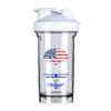America Crown With El Salvadorean Roots 18 Ounce Shaker Cup,Fashion Theme Pattern Shaker Bottle Leak-proof Workout Shake Bottles 500ML/18 oz Perfect for Pre Workout view 1