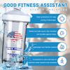 America Crown With El Salvadorean Roots 18 Ounce Shaker Cup,Fashion Theme Pattern Shaker Bottle Leak-proof Workout Shake Bottles 500ML/18 oz Perfect for Pre Workout view 2