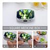 Dragon Cute Pill Box for Pocket Square Pill Box 2 Compartment Decorative Portable Travel Pill Holder Tablet Vitamin Organizer Mini Pill Case view 4