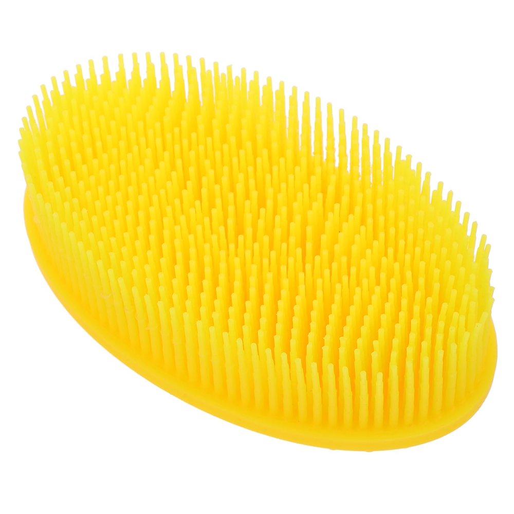 ANDRESLAD Bath Brush Soft Silicone Hair Care Brush for Newborns Ergonomic Handle for Gentle Scalp for Healthy Hair Growth for Bath and