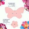 Crampology Relief Replacement Pads, Snap-On Reusable Premium Pads, for Sensitive Skin, 2 Butterfly Shaped Pads and 4 Flower Shaped Pads Bundle (Pink) view 2