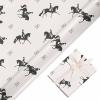 Dressage Riders And Horses Birthday Wrapping Paper Matte Wrapping Paper,Color Gift Wrapping Paper,Perfect For Wedding,Valentine's Day,Christmas,Diy Bouquet(Horses,3 Rolls) view 3