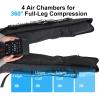 Voinnokal Air Compression Therapy System, Rechargeable Leg Massager, Dynamic Leg Compression Recovery Boots for Fast Recovery and Improved Circulation for Athletes (4 Chamber- L) view 2